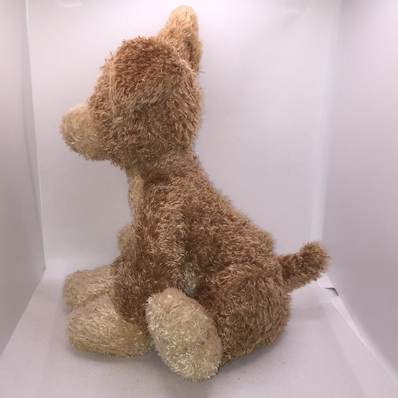 Gund Cocoa Holiday Dog Plush Stuffed Animal Puppy Brown Beige - Picture 3 of 12